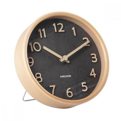 Horloge à poser Pure H18cm - Present Time - Noir -