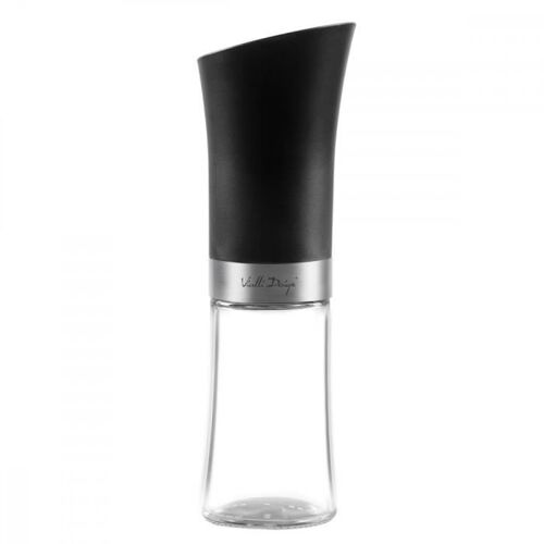 Moulin à sel ou poivre électrique Livio - Vialli Design - Noir -