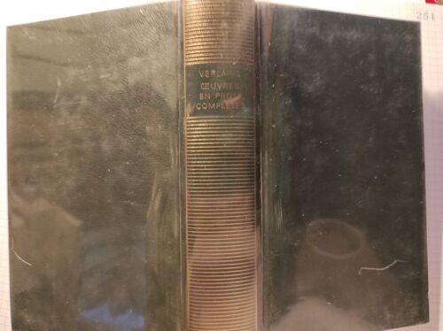 Verlaine Oeuvres En Prose Completes-La Pleiade 2002