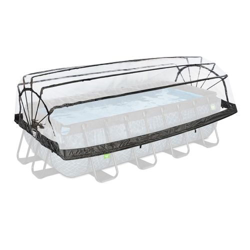 Dôme pour piscine tubulaire rectangulaire 4,00 x 2,00 m - Exit Toys