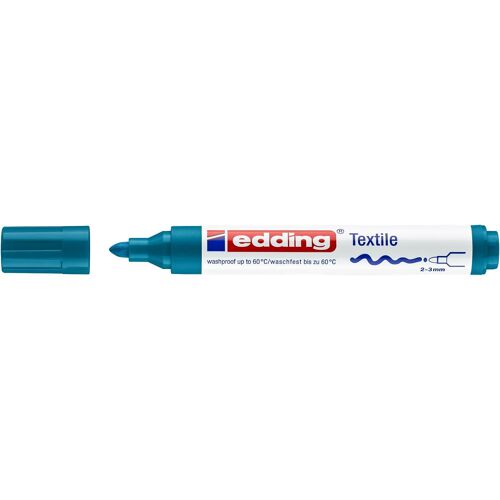 Edding Marqueur Pour Textiles 4500 Bleu D'orient 2-3 Mm