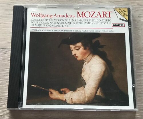 Wolgang Amadeus Mozart Concerto Pour Violon 2 En Re Majeur K 211 -Concerto Pour Violon 3 En Sol Majeur K 216 - Symphonie 36 En Ut Majeur K 425 (Linz) 1783