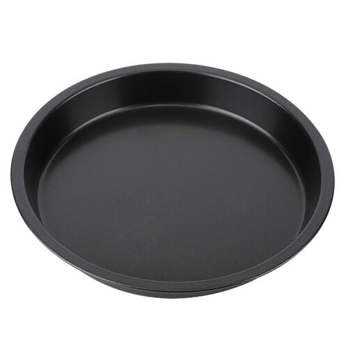 8in Cuisine Antiadhésive Noir Carbone Acier Rond Plateau À Pizza Plaque De Cuisson Plaque Moule Outil