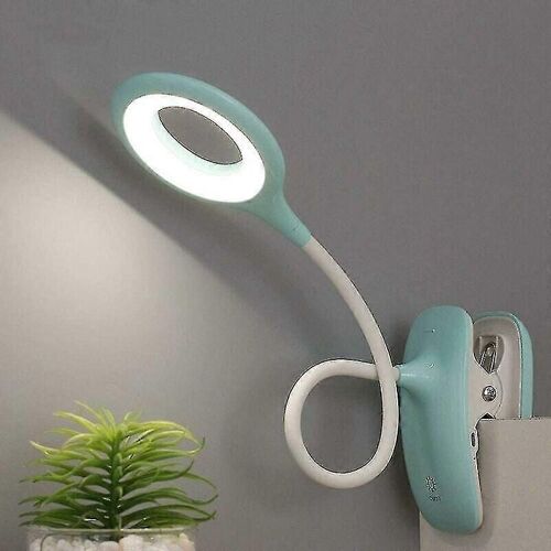 Liseuse Clip Led Lampe De Table Protection Des Yeux Dimmable - Bleu