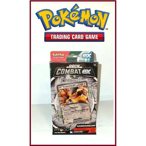 Pokemon - Deck De Combat Kangourex Ex - (Deck + Tapis + Pièce + Boîte) En Version Française