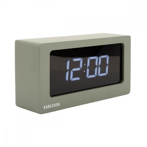 Réveil Boxed LED - Present Time - Vert -