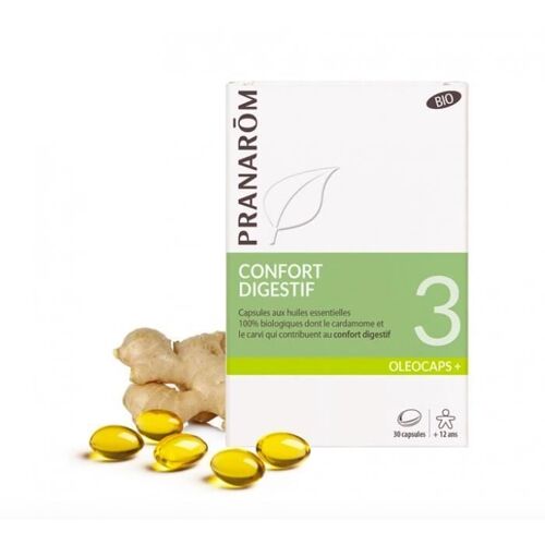 Pranarom Oleocaps+ Confort Digestif Bio 30 Capsules 