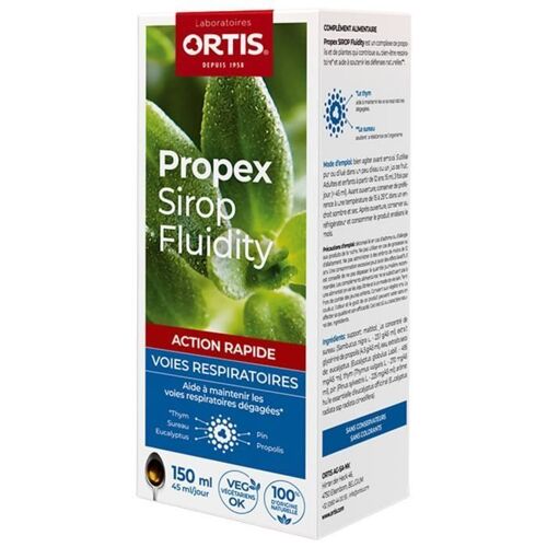 Ortis Propex Sirop Fluidity - Voies Respiratoires - 150 Ml 