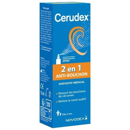 Spray Anti-Bouchon Novodex Cerudex 2 En 1 - Adulte 