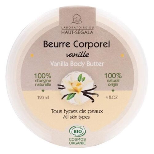 Haut Ségala Beurre Corporel Vanille Bio 120ml 