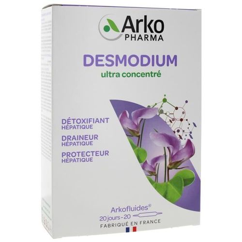 Complément Alimentaire À Base De Desmodium - 20 Ampoules - Arkopharma 