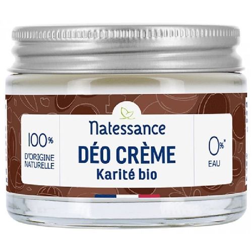 Déodorant - Natessance - Natessance Déo Crème Karité Bio - 50 G - Sans Alcool 