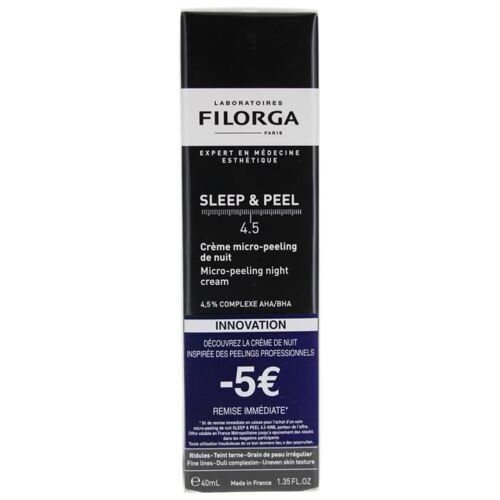 Filorga Sleep & Peel Crème Micro-Peeling De Nuit 4.5 Aha-Bha Offre Spéciale 40 Ml 