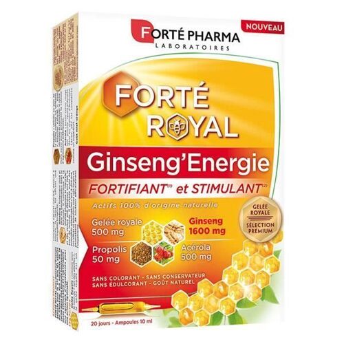 Forté Pharma Forté Royal Ginseng'energie 20 Ampoules 