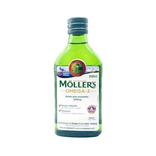 Mollers Huile De Foie De Morue Sans Arôme 250ml 