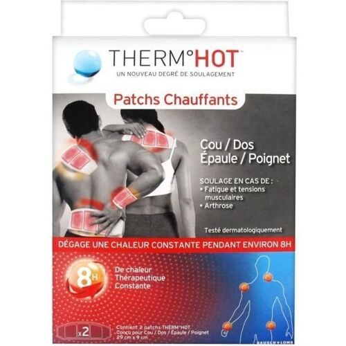 Bausch & Lomb Therm Hot 2 Patchs Chauffants Cou / Dos / Epaule / Poignet 