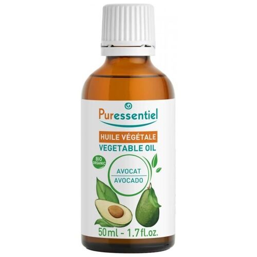 Huile Végétale Bio Avocat - Puressentiel - 50 Ml - 100% Pure Et Naturelle 
