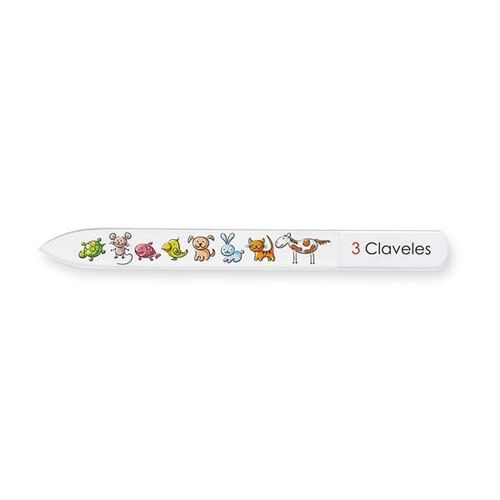 3 Claveles Bébé Lime En Verre 9cm Multicolore