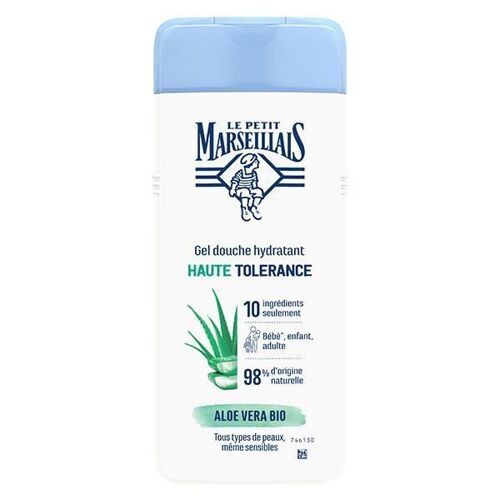 Le Petit Marseillais Douche Gel Hydratant Haute Tolérance Aloe Vera Bio 400ml 
