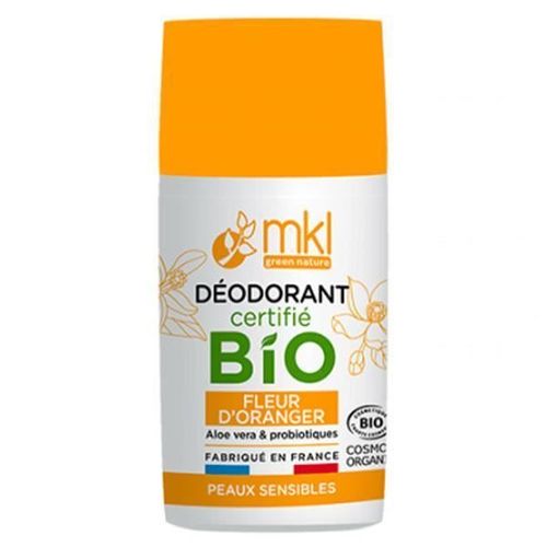 Déodorant - Mkl Green Nature - Fleur D'oranger - 50ml - Bio - Antibactérien 