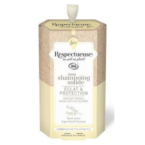 Respectueuse Mon Shampooing Solide Éclat & Protection Bio 75g 