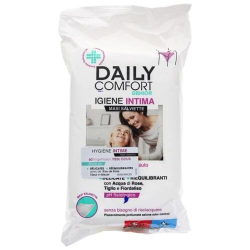 Biogenya Lingettes Hygiène Intime Senior 60pcs 
