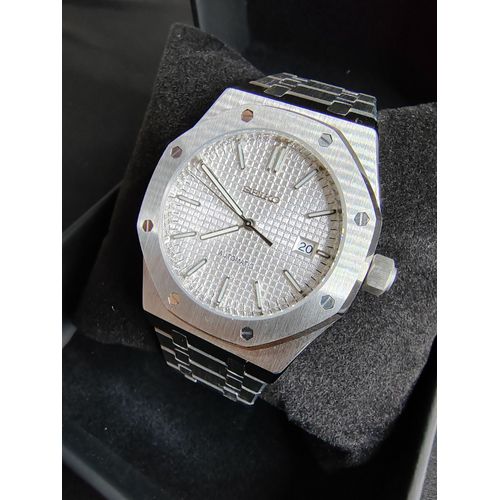 Seiko Mod Royal Oak White