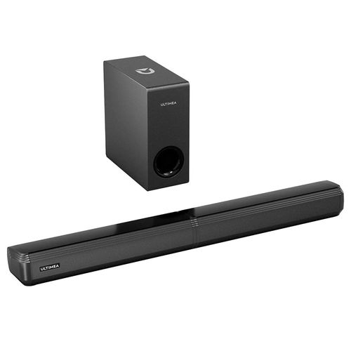 Ultimea Apollo S50 Barre de son amovible avec caisson de basses, Bluetooth 5.3, niveau de basses réglable, 3 modes d'égalisation