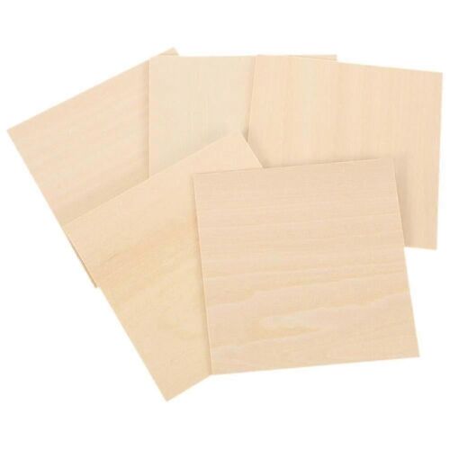 Planches De Bois Pour L'artisanat Gravure Planches De Bois Bricolage Planches De Bois Fournitures De Planches De Bois 5pcs