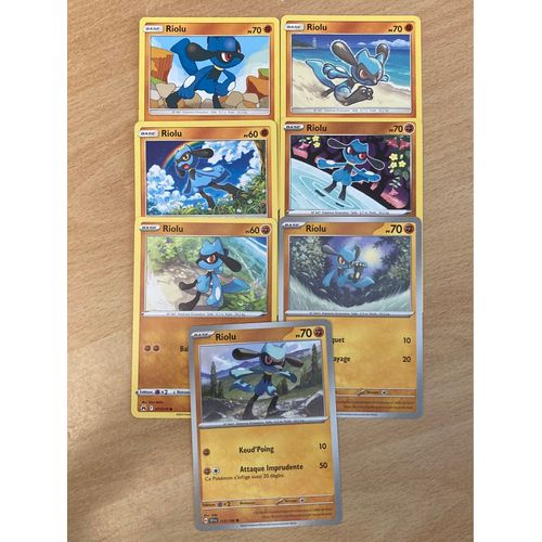 (2302) 7x Riolu (Pokemon) 