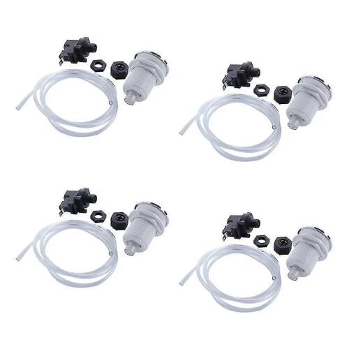4x 16a On Off Push Button Switch Jetted Whirlpool Jet pour Bath Tub Spa Garbage