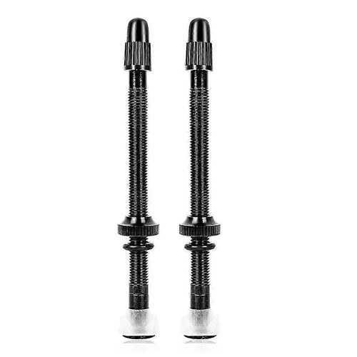 Vélo Tubeless Presta Valves Tiges Alliage D'aluminium 80mm Avec Outil De Retrait Du Noyau De La Valve 2pcs