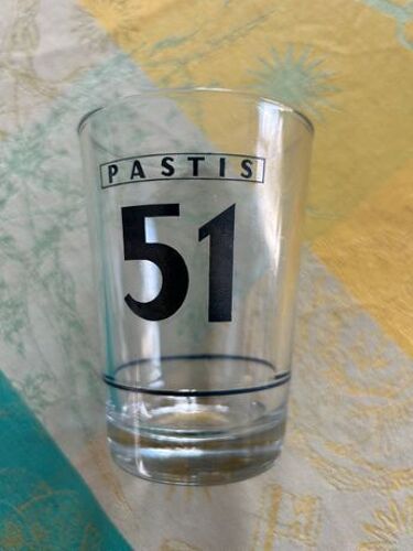 Verre Pastis 51 Très Ancien De Bistrot Vintage