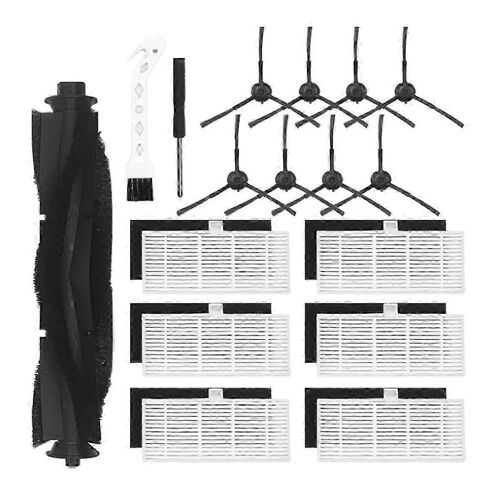 Kit d'accessoires de rechange pour aspirateurs robots AutoVac et T10 Elite comprenant des brosses, des filtres et des aspirateurs