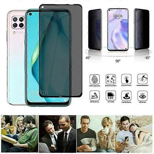 Huawei P40 Lite - Protecteur D¿Écran De Confidentialité En Verre Trempé