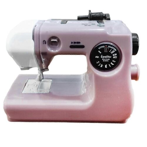 Machine à coudre portable Plastiques Rose/Bleu/Rouge Maison Accessoires de couture Artisanat ménager Mini Elec