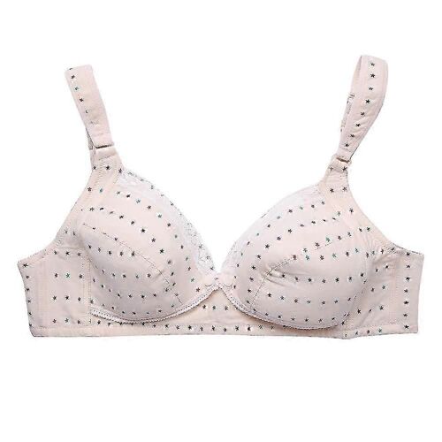 Babysbreath Dentelle Ouverture Sur Le Devant Bouton Sans Armatures Sous-Vêtements De Soutien-Gorge D'allaitement (Couleur De Peau 90)