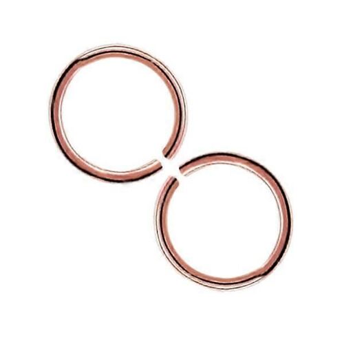 Lot De 2 Or Rose Faux Piercing Oreille Lèvre Nez Anneau Septum Anneau De Lèvres