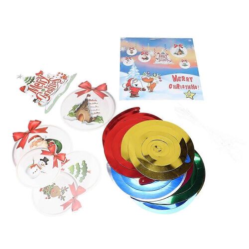 Maison En Bois Ornements - 12 De Noël De Bonhomme De Neige En Papier Décorations, Rustique, Décor De Vacances, 3 Pouces De Taille, Multicolore