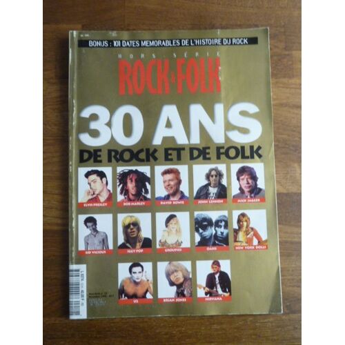 Rock And Folk Hors Serie 12 - 30 Ans De Rock Et De Folk