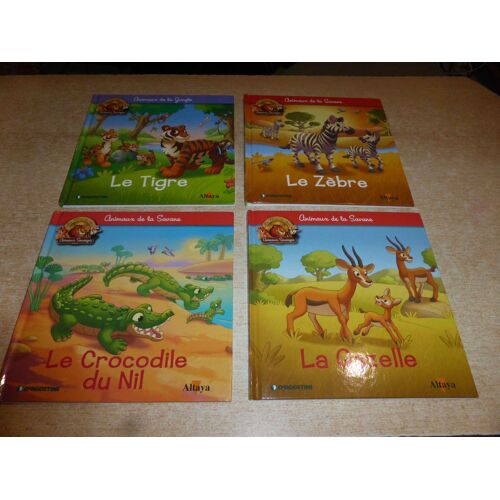 Lot De 4 Bd Animaux De La Jungle