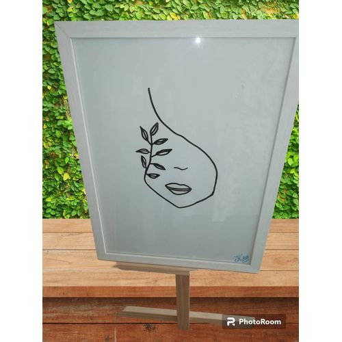 Cadre La Femme à la Feuille