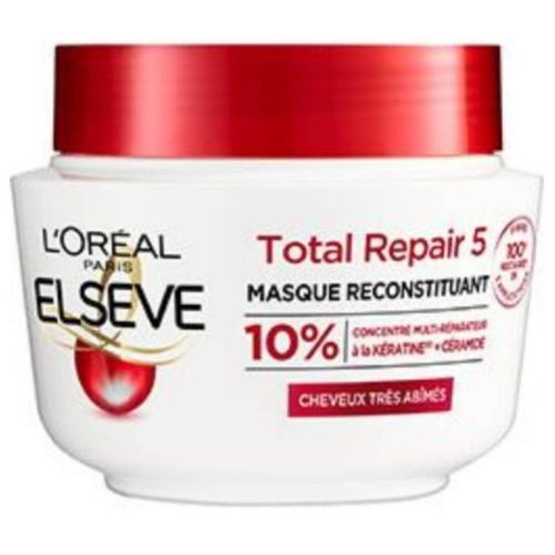 Masque Reconstituant Elseve Total Repair 5 Cheveux Très Abimès 310ml 