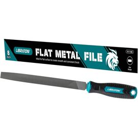 SUBZONAL-Lime Plate en Métal de 8 Pouces, Outil de Lime en Métal Plate, Lime à Main pour le Travail des Métaux, le Bois, le Plastique, Lime Plate pour le Raffinage, le Façonnage et le Grattage