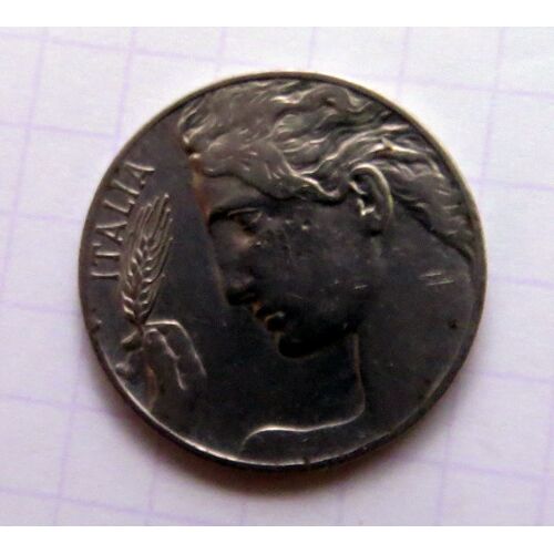 20 Centimes Visage De Profil Gauche, Tenant Un Épi De Blé Avec Sa Main 1921 It_81