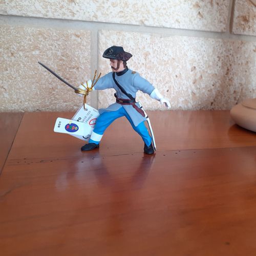 Papo: Figurine Officier Sudiste Avec Sabre*Encore Étiqueté