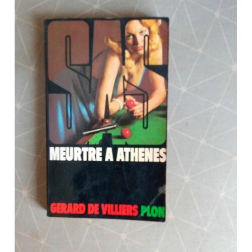 Meurtres À Athènes Gérard De Villiers Plon