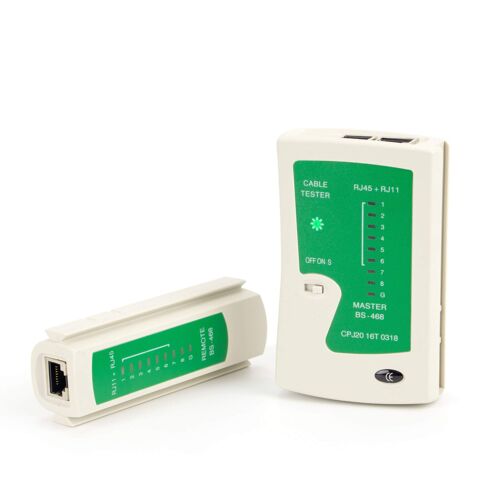 Testeur de câble réseau RJ45 et RJ11 Kabeltester