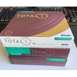 Lentilles De Contact Journalières Jetables Pour L'astigmatisme ( Dailies Total 1 Alcon) 