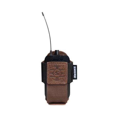 SH-BODYPACK-PBN-L Wireless Bodypack Transmitter Pouch Brown